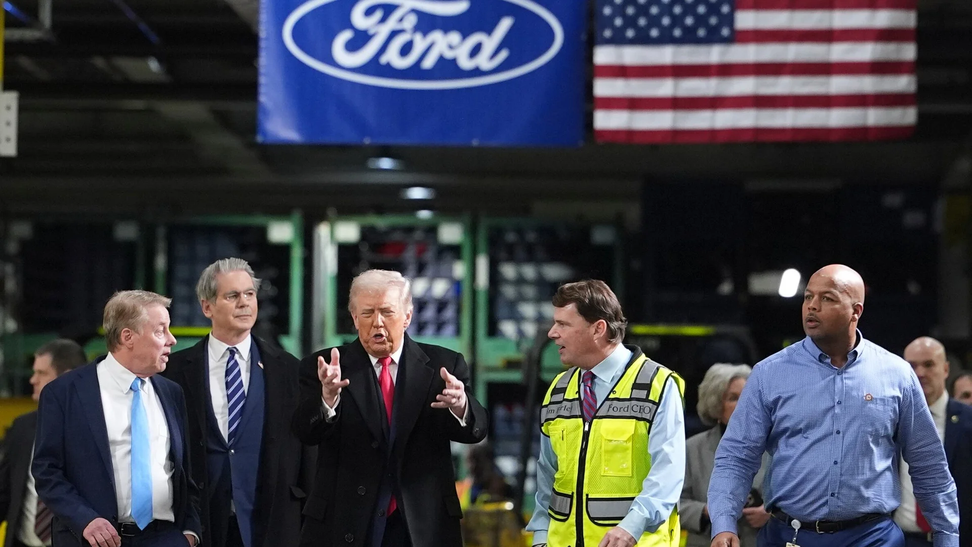 Ford Worker Suspended After Confrontation With Trump During Dearborn Plant Visit